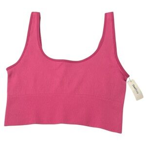 GAPBODY Pink Ribbed Seamless Bralette